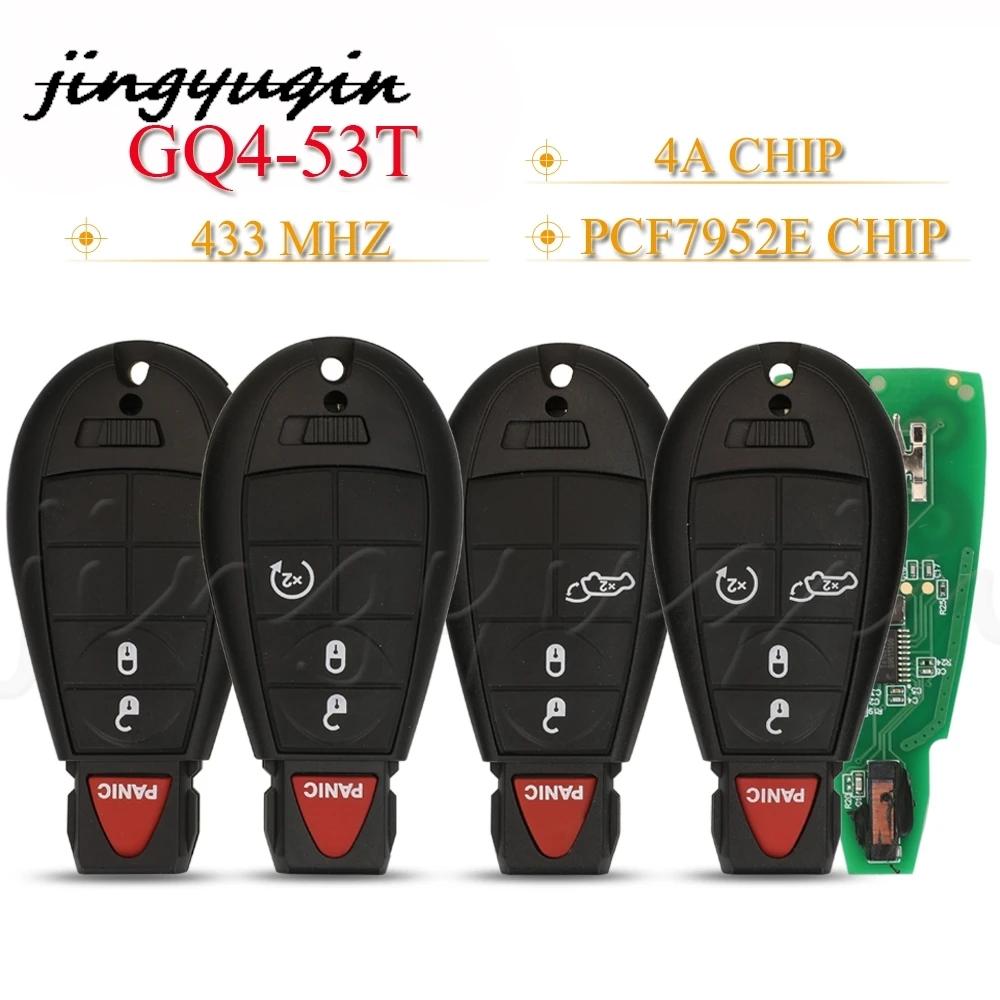 Jingyuqin 3/4/5 ư Ʈ  Ű Fob 433Mhz GQ4-53T 4A PCF7952E Ĩ   RAM